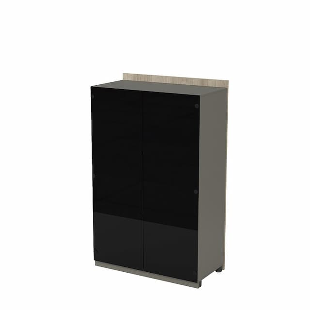 Модуль шкафа со стеклом средний Алсав MAGNETIC 15ШДС-С.149 (868х460х1400) okwood/terra