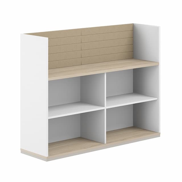 Стеллаж-комбо 1438 односторонний Norden Allegro AG.252.400.662.BG с экраном тканевым высоким