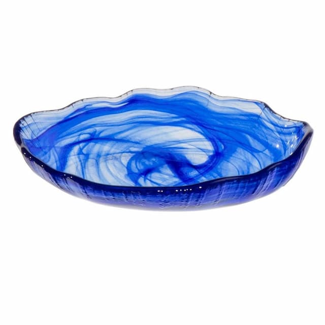 Салатник овальный ARDACAM Vita ARD 1801.11 15,5x10 см h 3 см (стекло, цвет / декор синий)