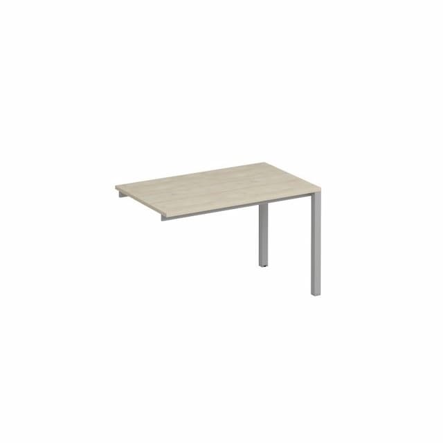 Секция стола рабочей станции на металлокаркасе Юнитекс Комфорт КФ К.С1 1131-1 ДШ (120x75x75) дуб шамони / серый