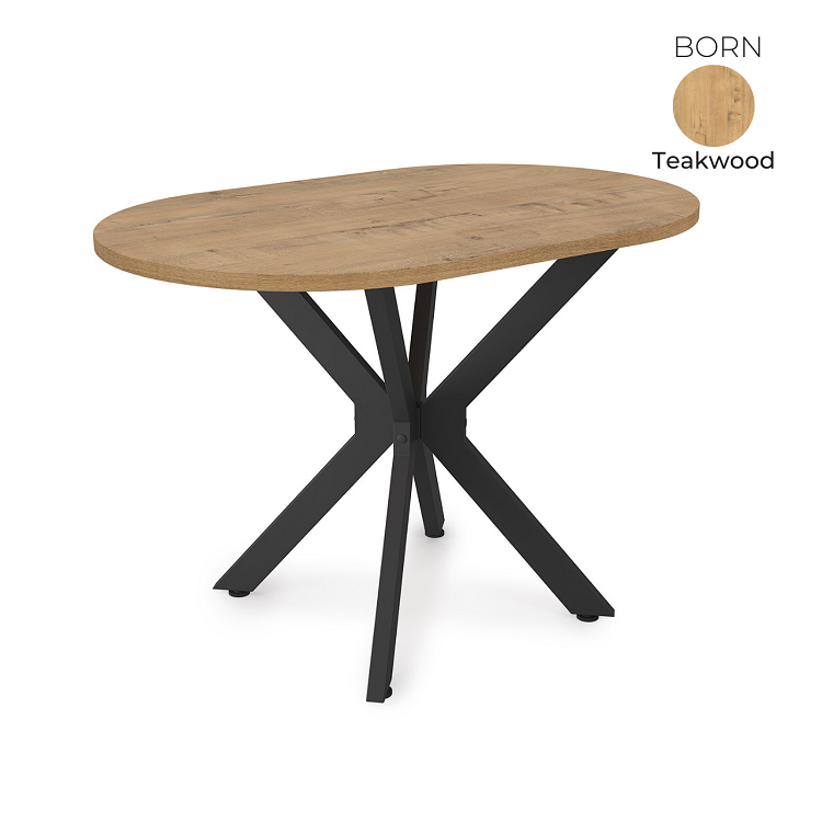 Стол обеденный овальный Алсав 21BORN-O.1100 Teakwood