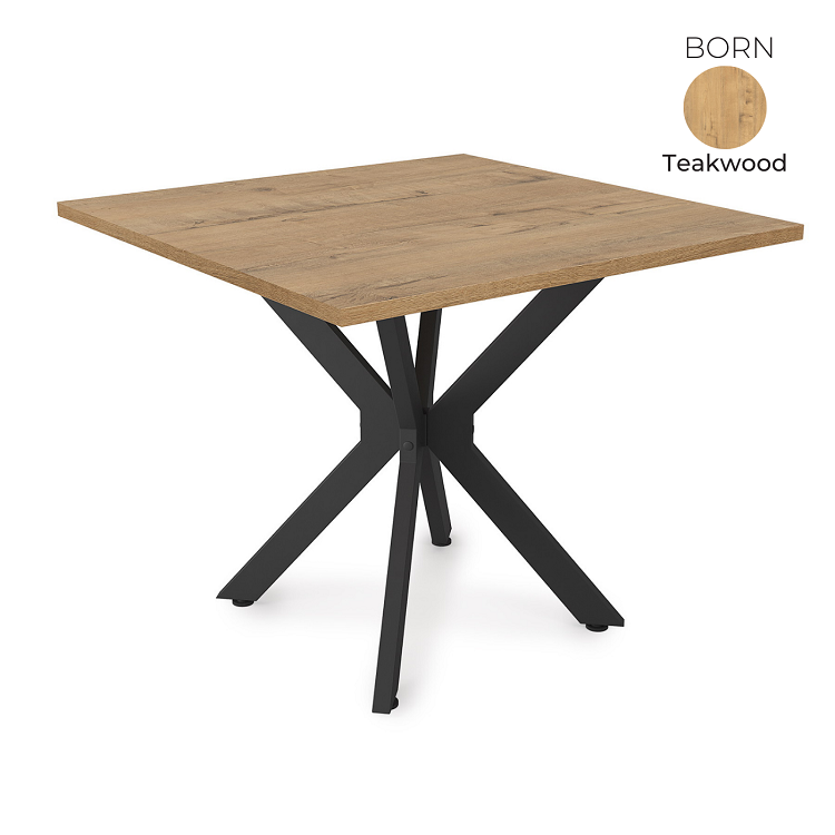 Стол обеденный квадратный Алсав 21BORN-K.900 Teakwood