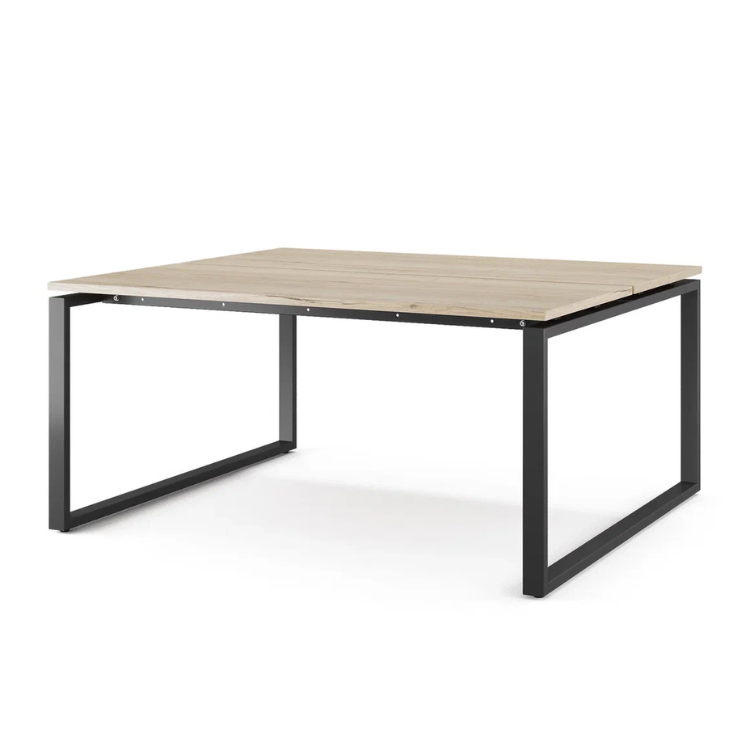 Стол офисный Kobor O1/2-140/140 black/natural