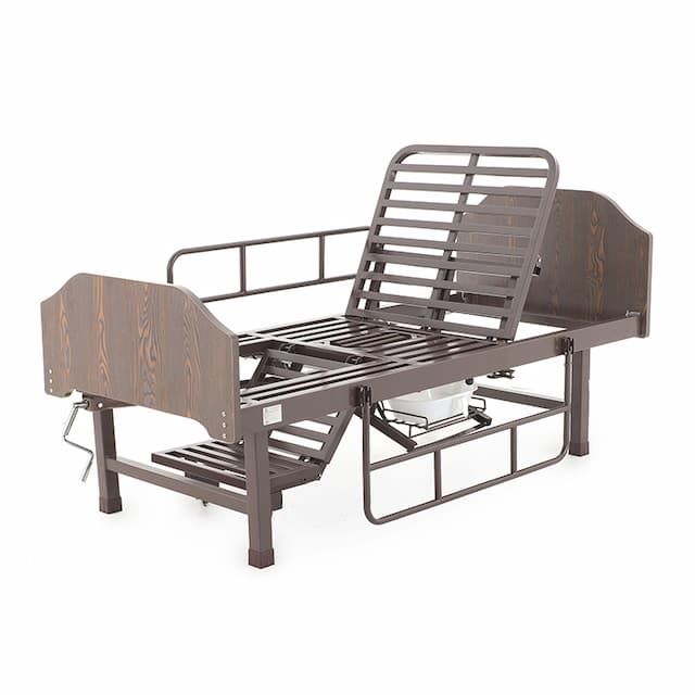 Кровать механическая «кардиокресло» Med-Mos Е-49 (MM-2120Н-10) ЛДСП с туалетным устройством